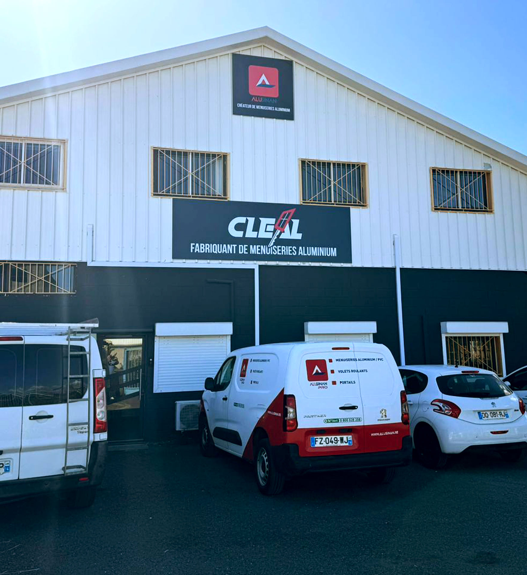 Façade & atelier de production CLEAL